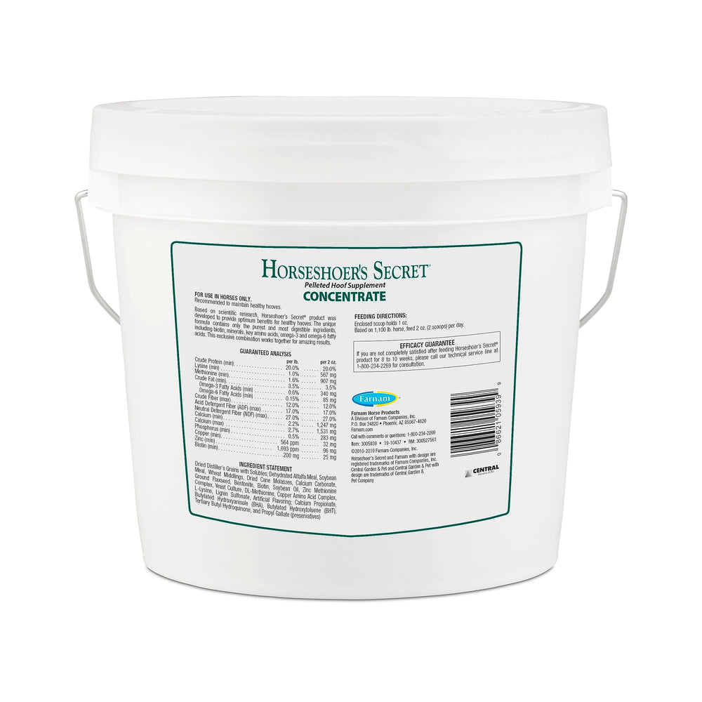 Farnam Horseshoer’s Secret hooves health visual in feeding area