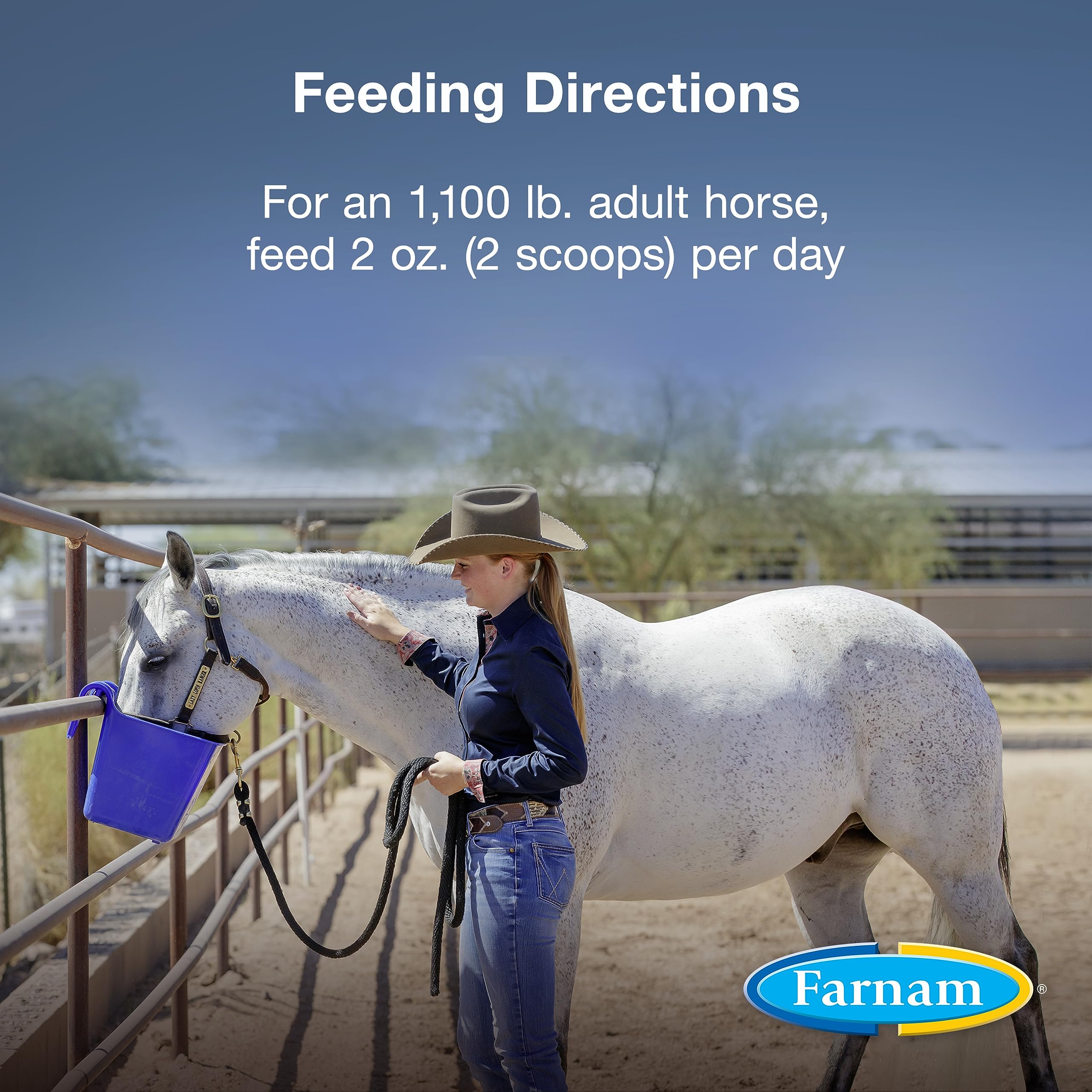 Farnam Horseshoer’s Secret label closeup reveals key ingredients.