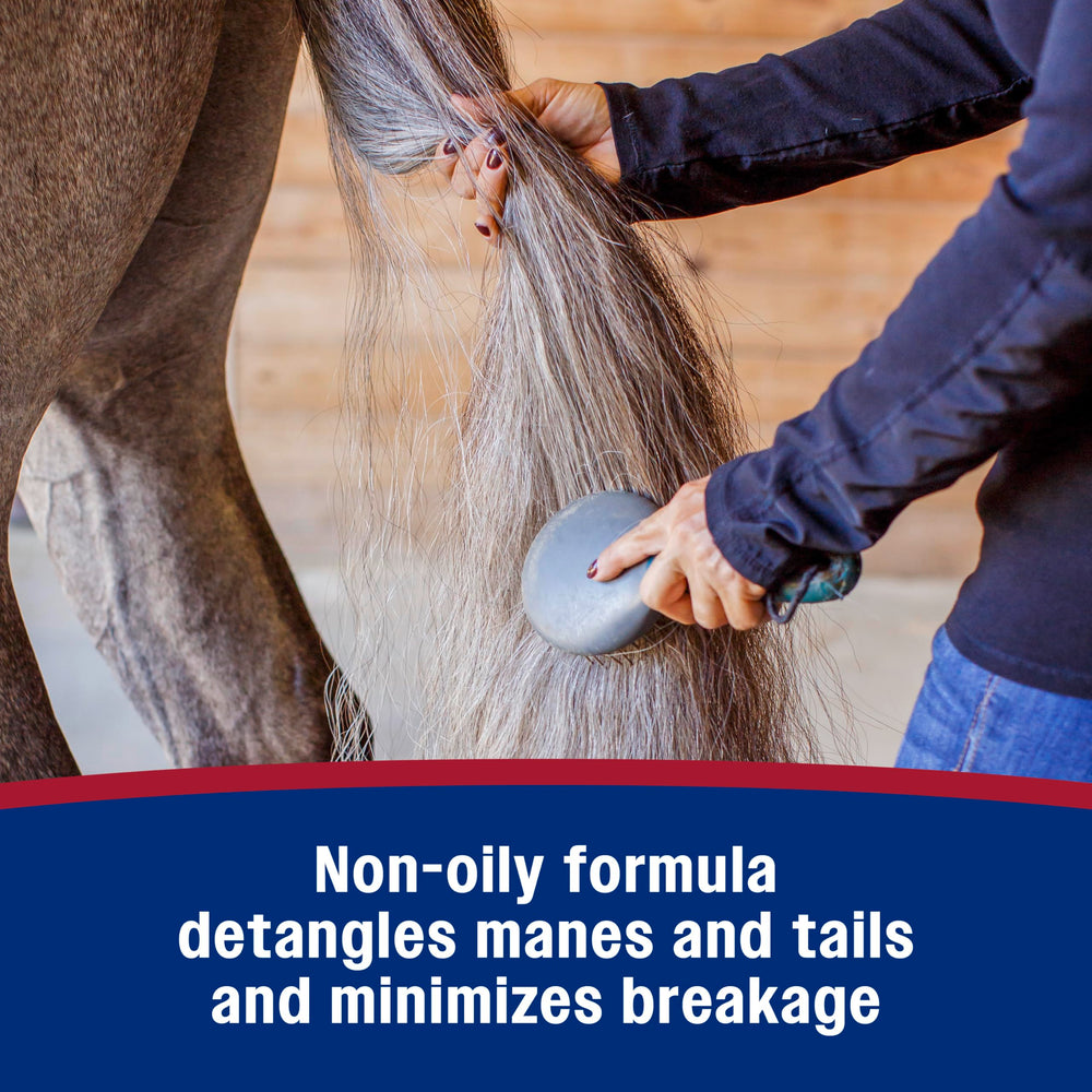 Farnam Laser Sheen helps protect against stains during rides.