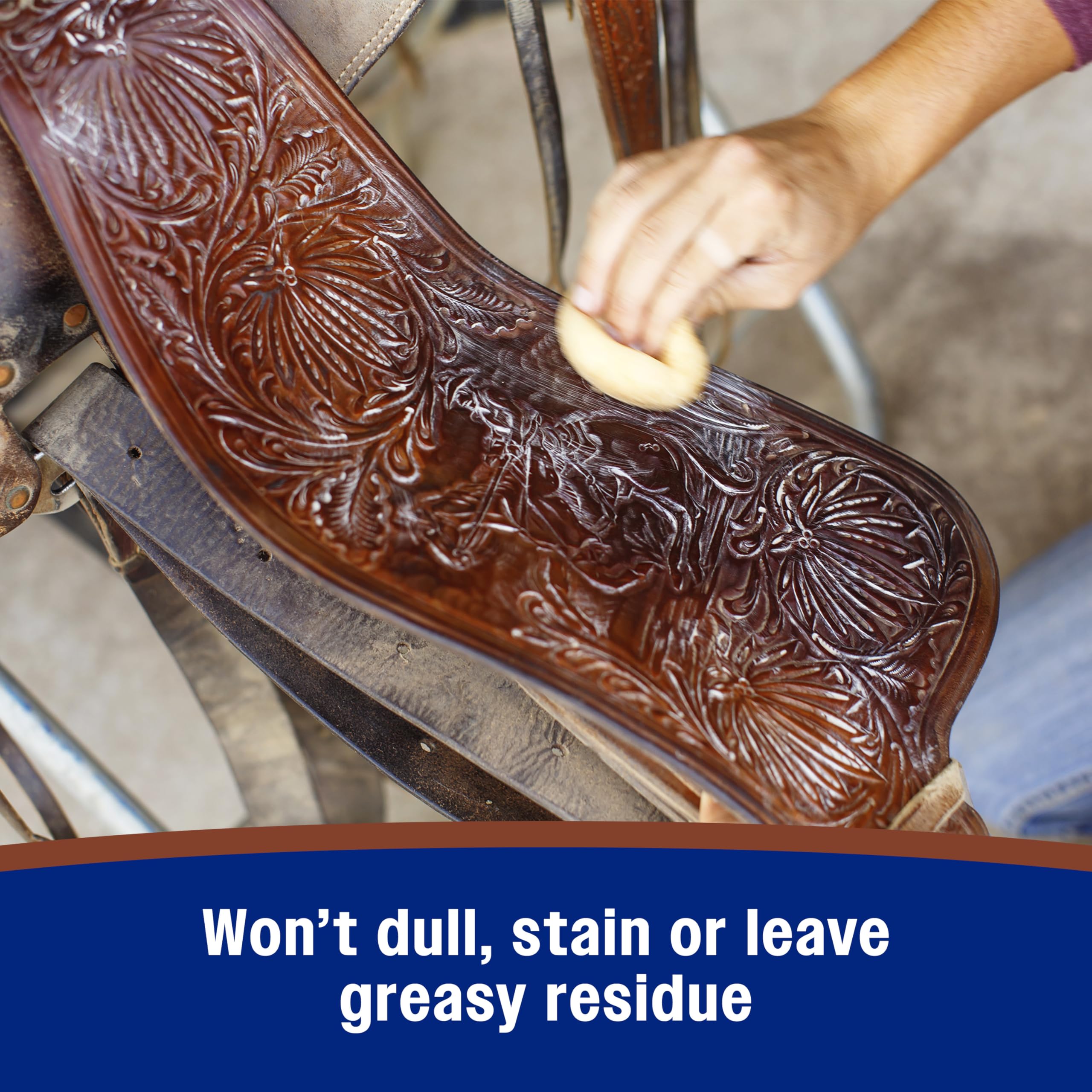 Farnam Leather New natural shine after cleaning and conditioning