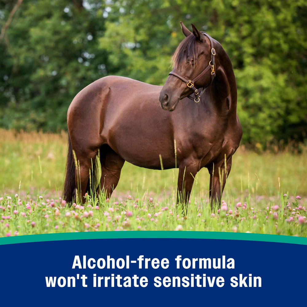 Farnam Nature’s Defense concentrate being mixed with water for customization.