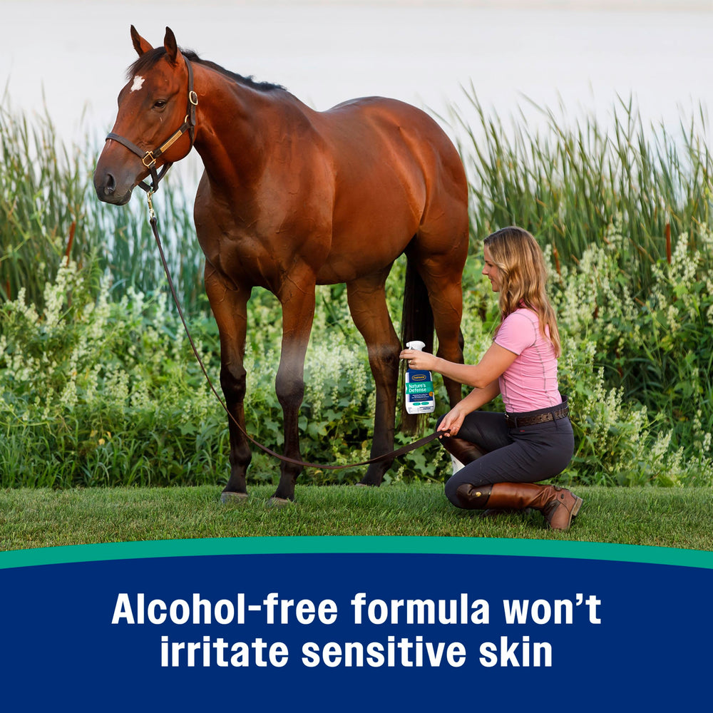 Fresh herbal fragrance of Farnam Nature’s Defense during application