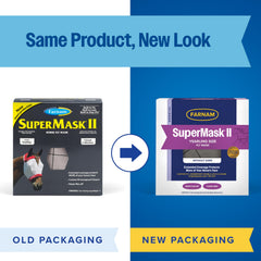 Farnam SuperMask II plush fleece trim prevents chafing and rubbing
