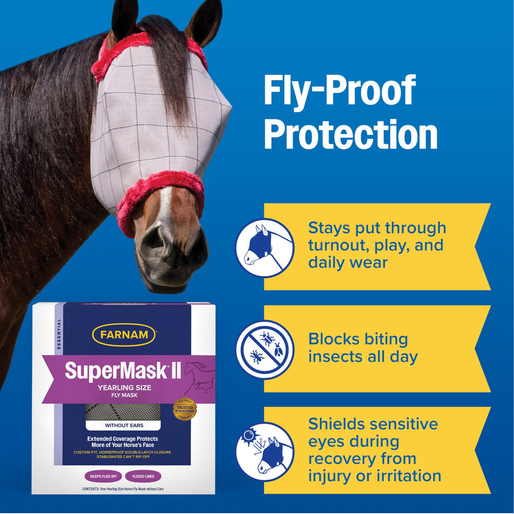 Farnam SuperMask II performs well in wet conditions for dependable fly protection