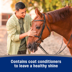 Farnam Tri-Tec 14 coat conditioners leave a healthy shine on coats