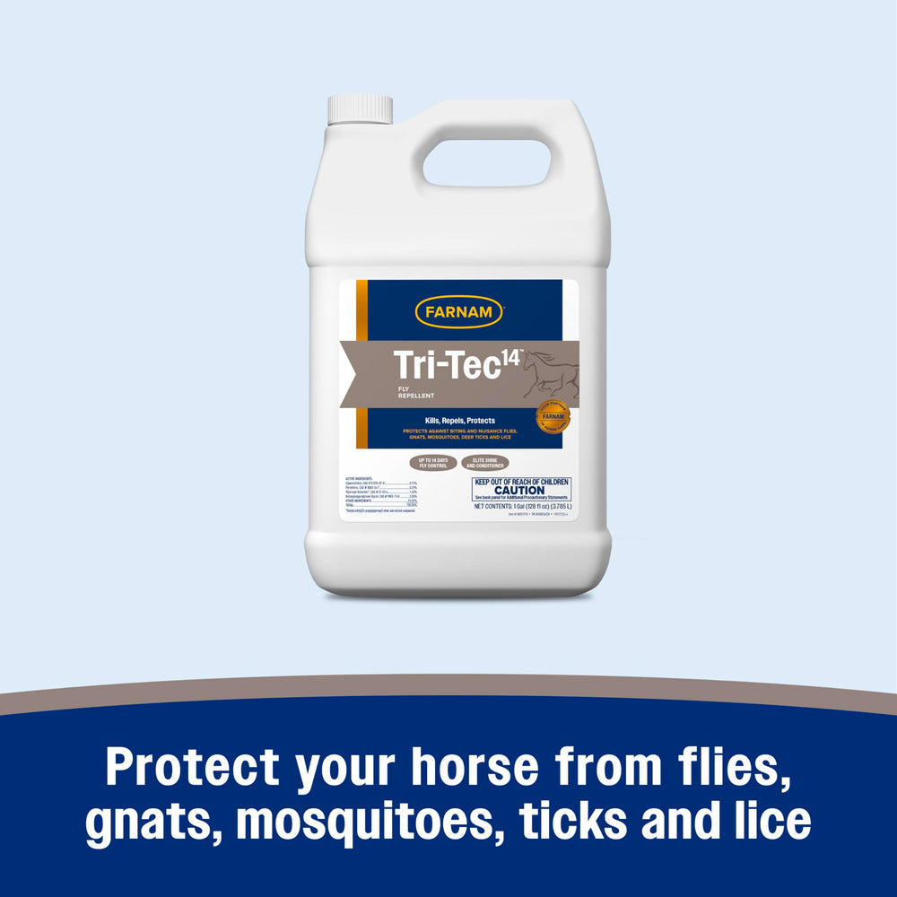 Farnam Tri-Tec 14 spray offers up to 14 days of protection