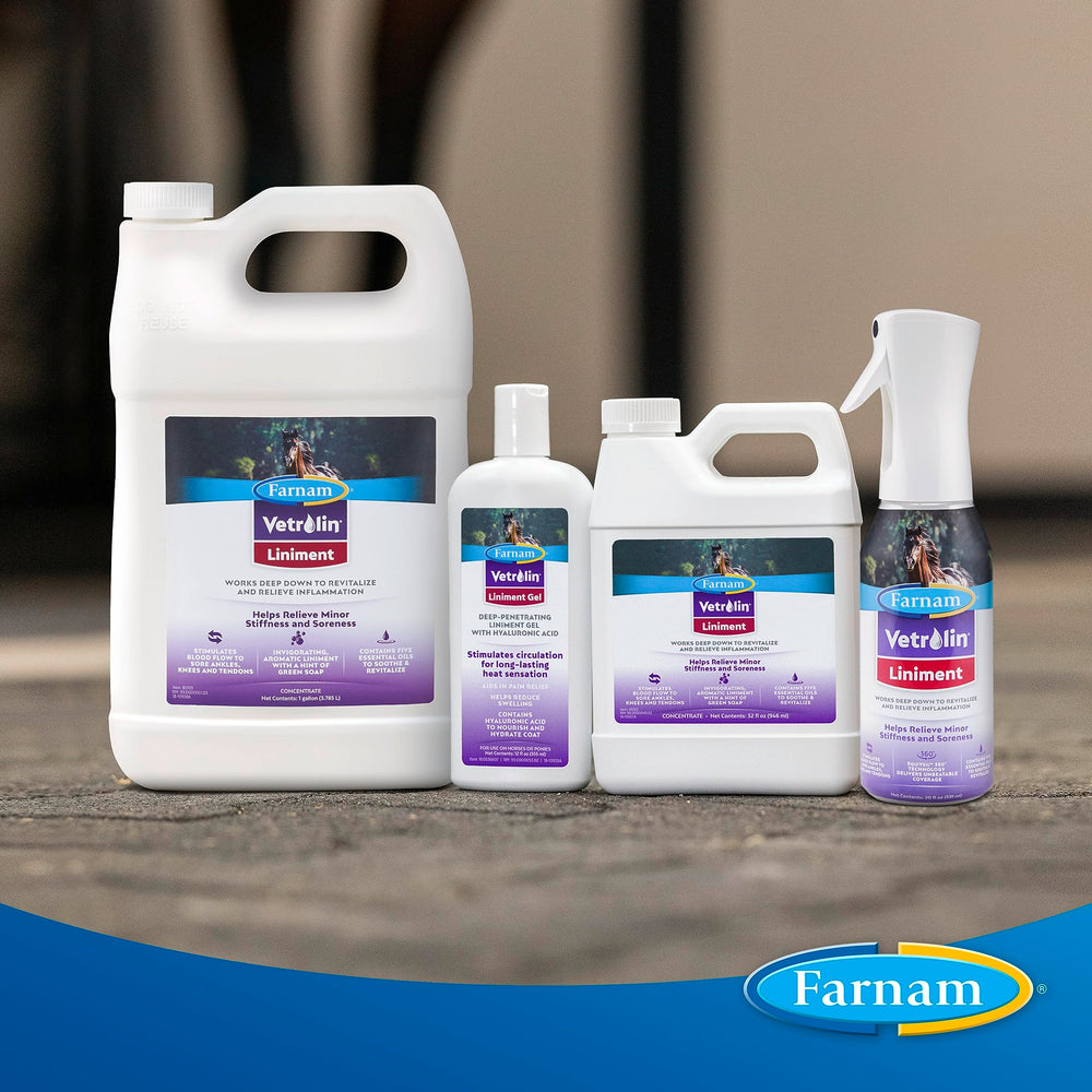 Post-workout body brace application by Vetrolin liniment.