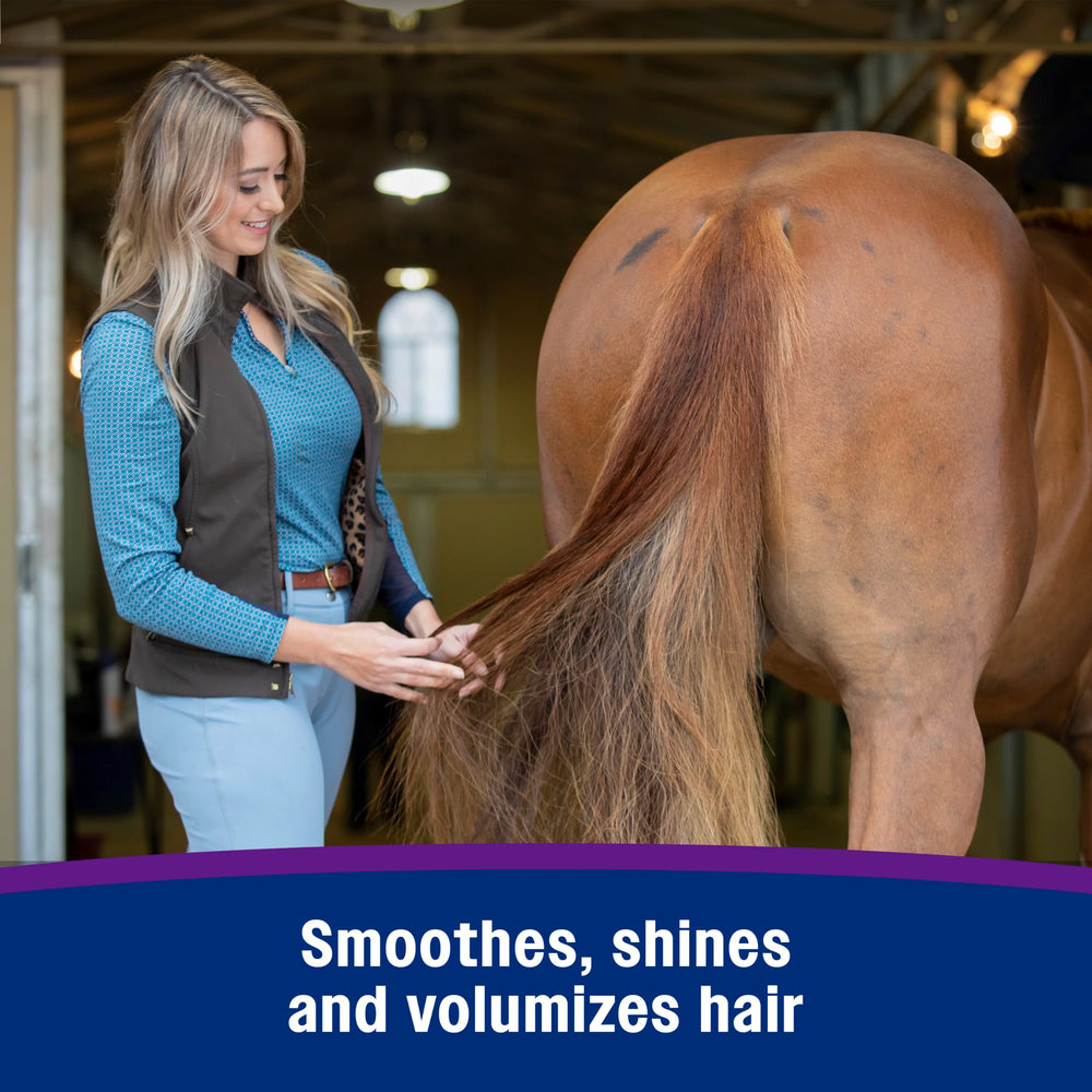 Farnam Vetrolin volume boost adds fullness to horse mane