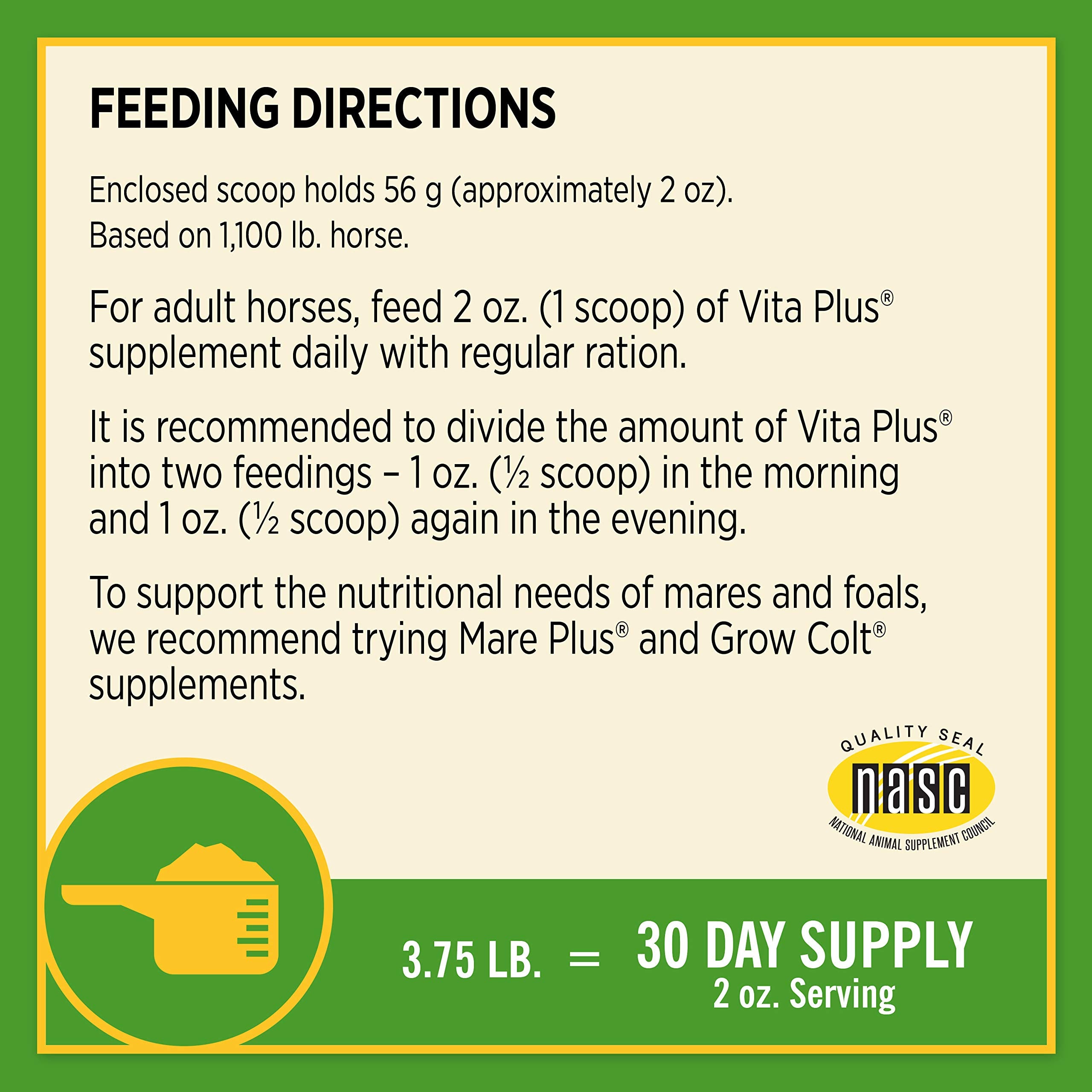 Farnam Vita Plus 3.75 lb bag on display.