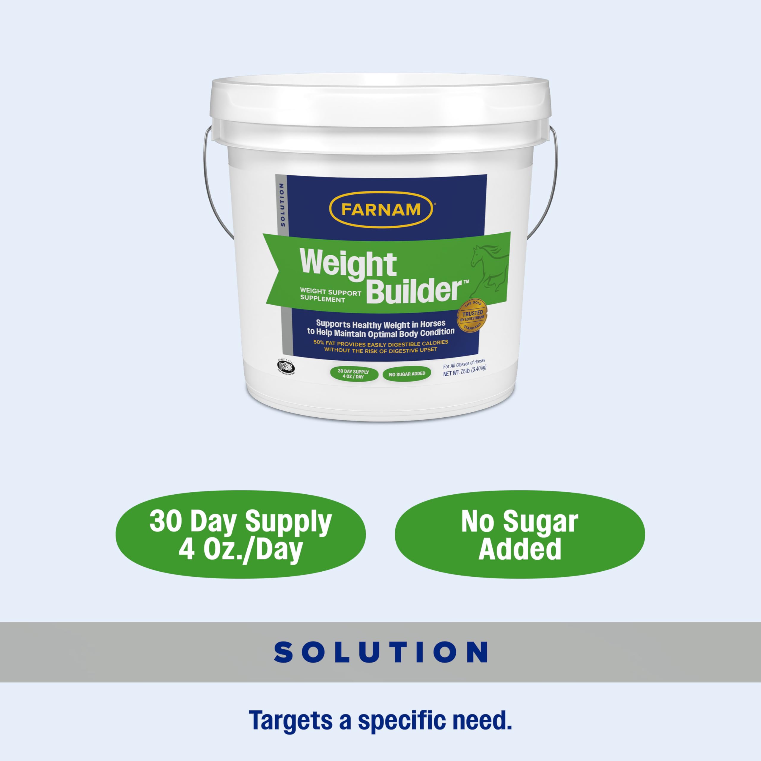 Farnam Weight Builder calcium balance for growing horses