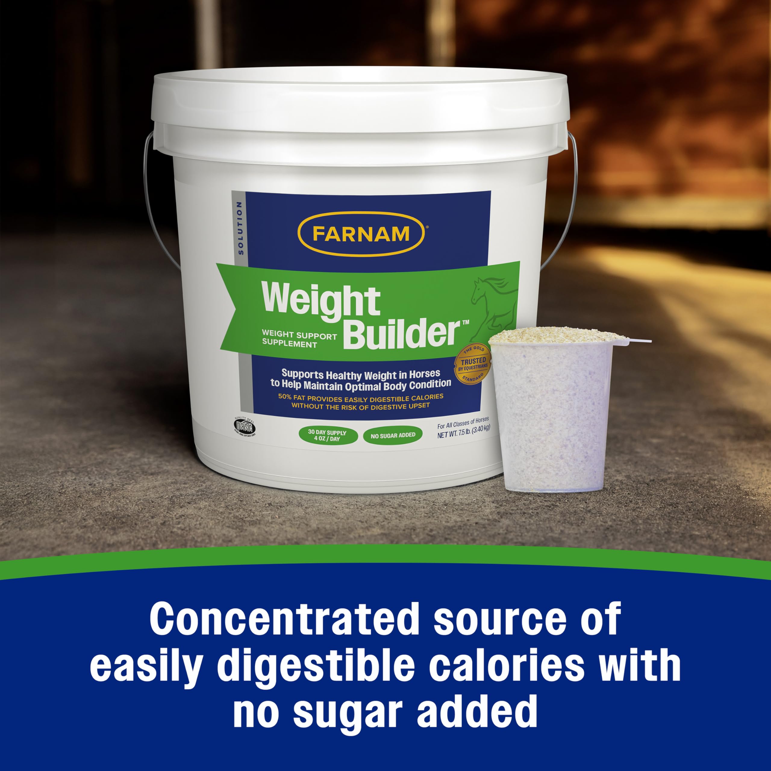 Farnam Weight Builder omega-3 flax for healthy skin and coat