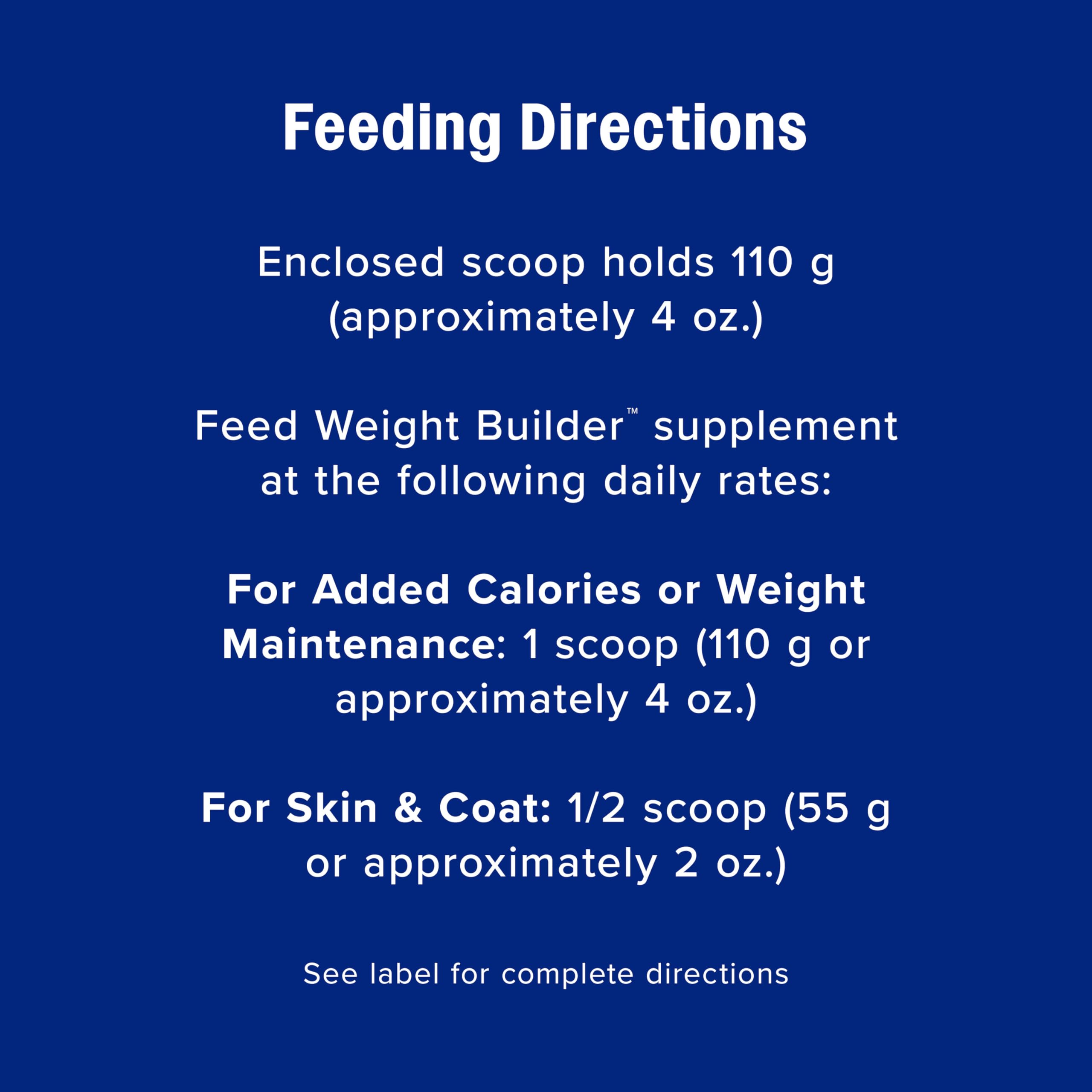 Farnam Weight Builder easy-to-feed powder blends with grain