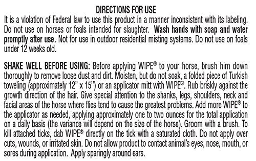 Farnam Wipe Original packaging, ready-to-use formula for convenient insect control