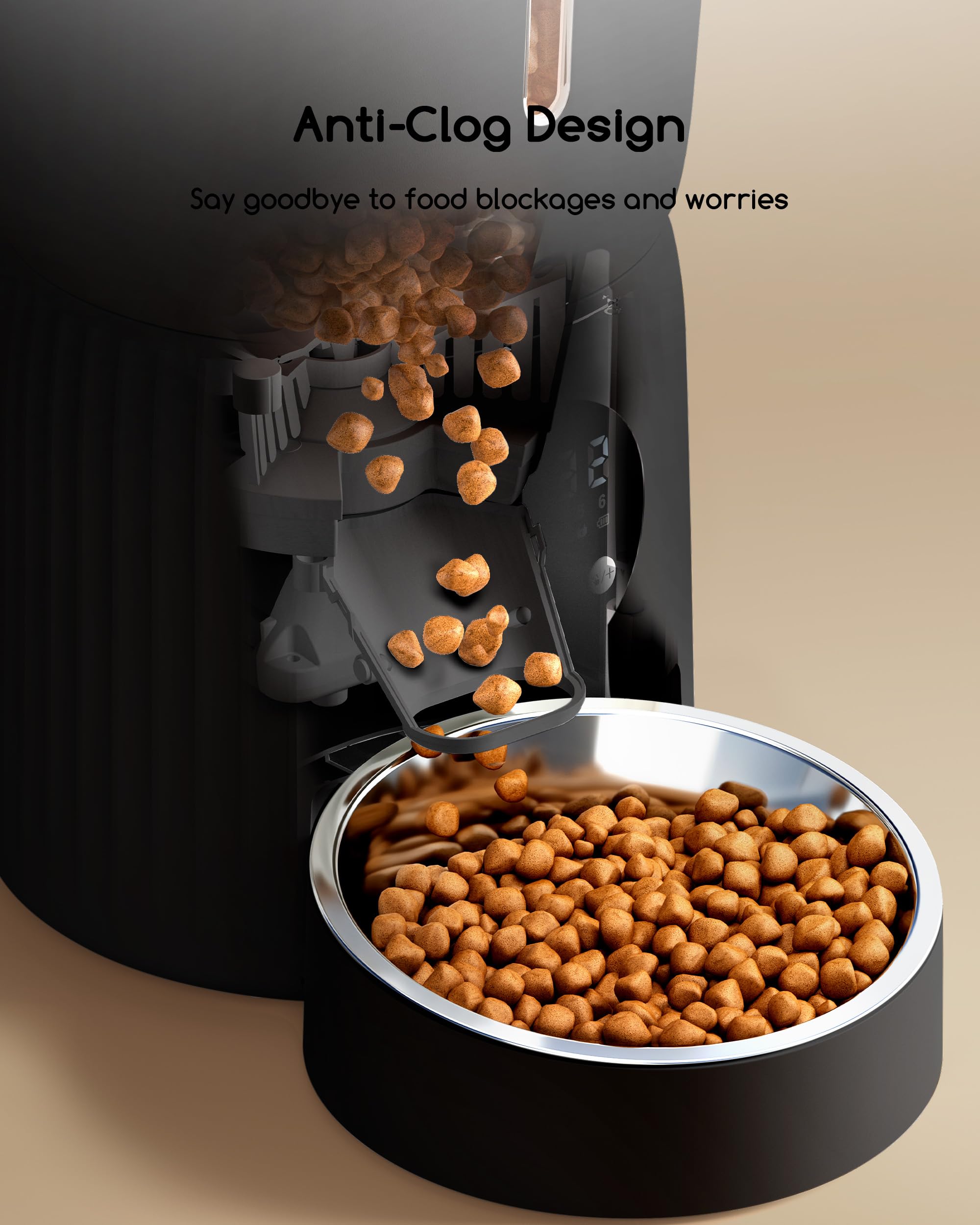 Faroro stainless steel bowl is easy to clean and durable
