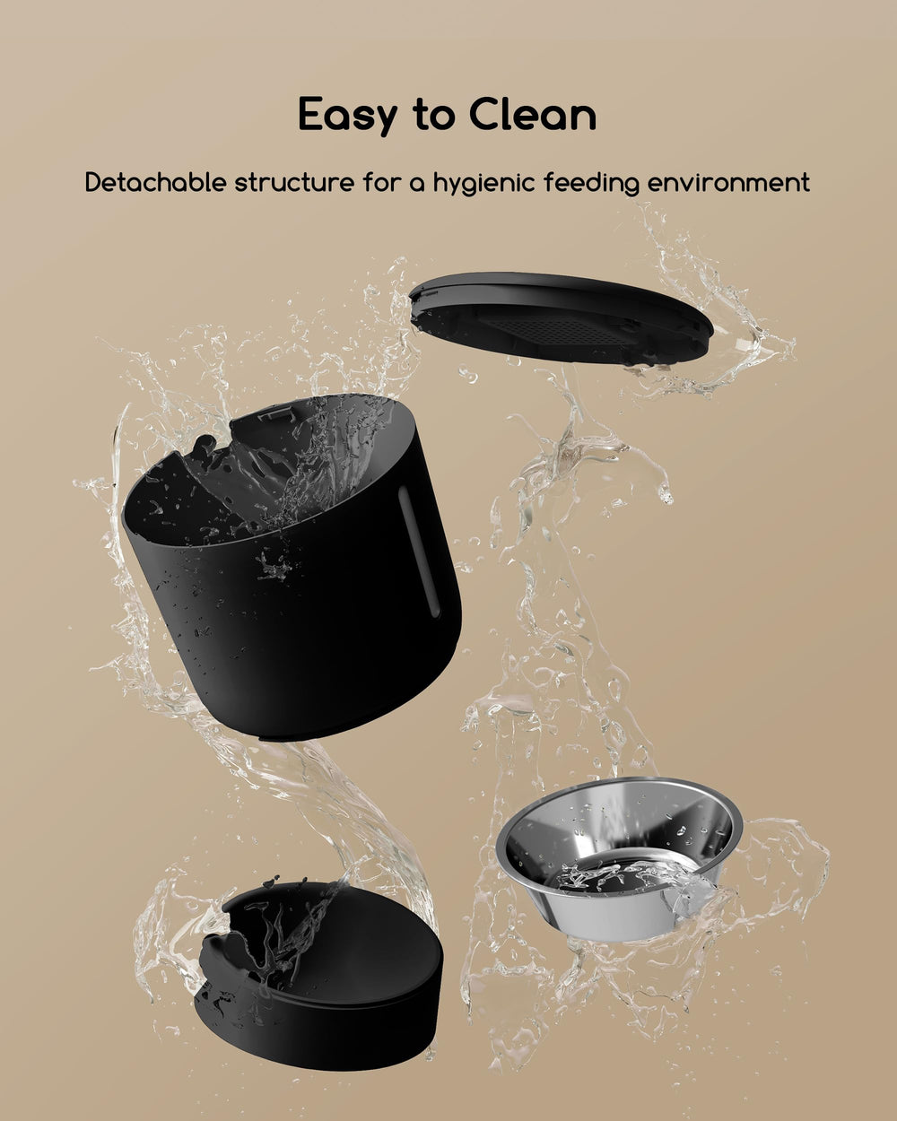 Faroro 4L capacity supports longer gaps between refills