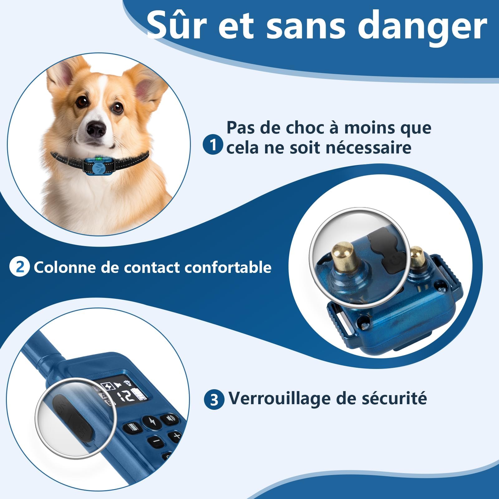 FASHILEAD lightweight collar at 1oz for small dogs during walks.