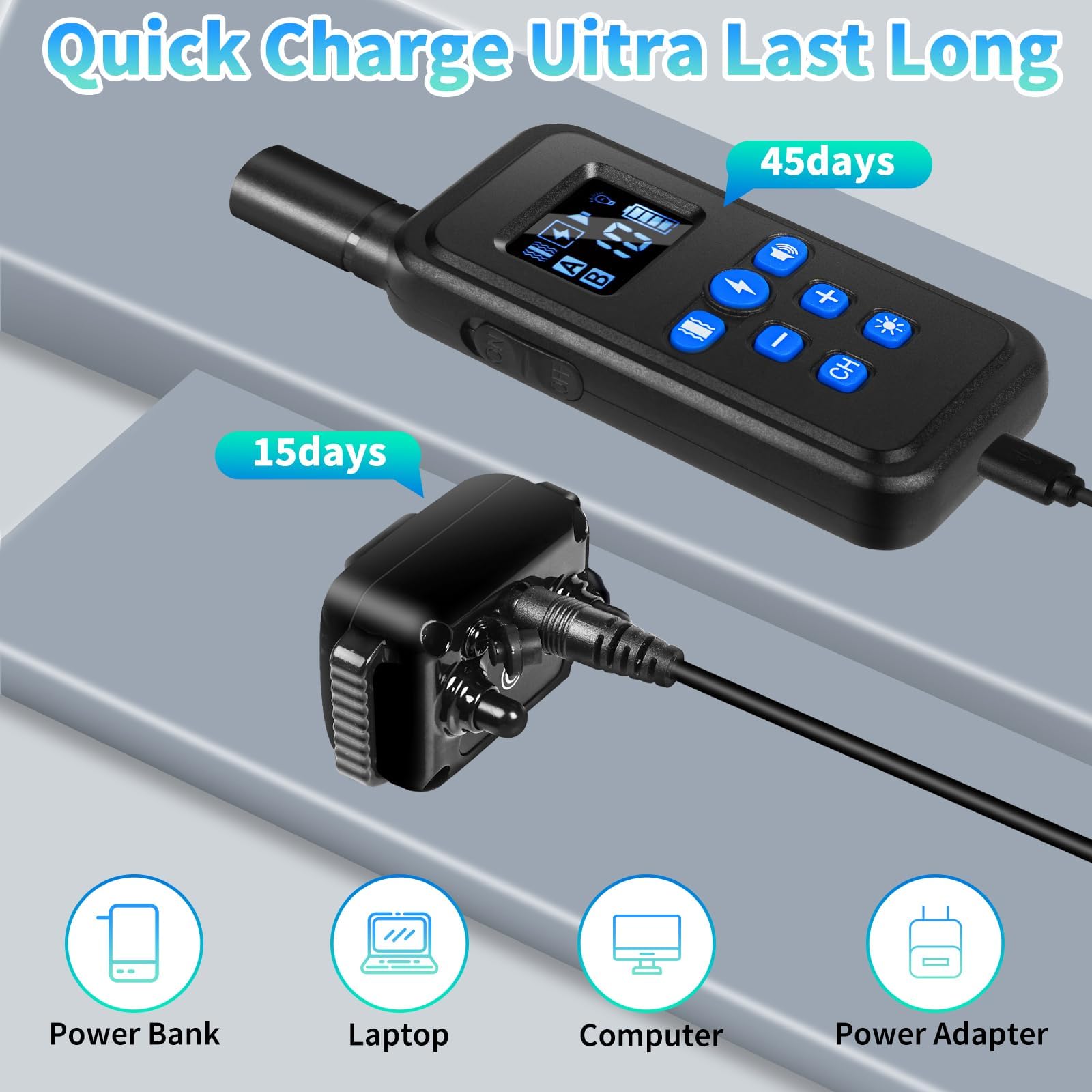 FASHILEAD long battery standby remote for fewer charges.