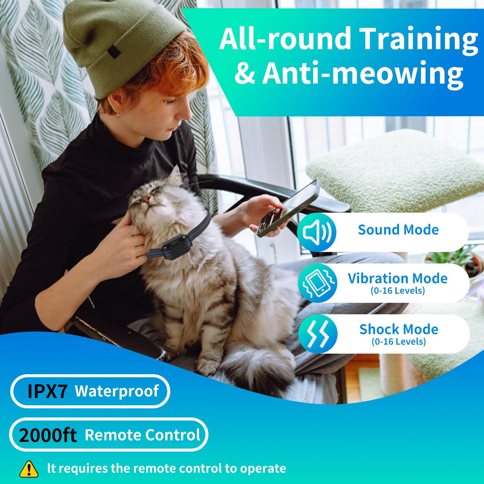 FASHILEAD two-cat channel switch for managing two pets.