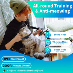 FASHILEAD two-cat channel switch for managing two pets.