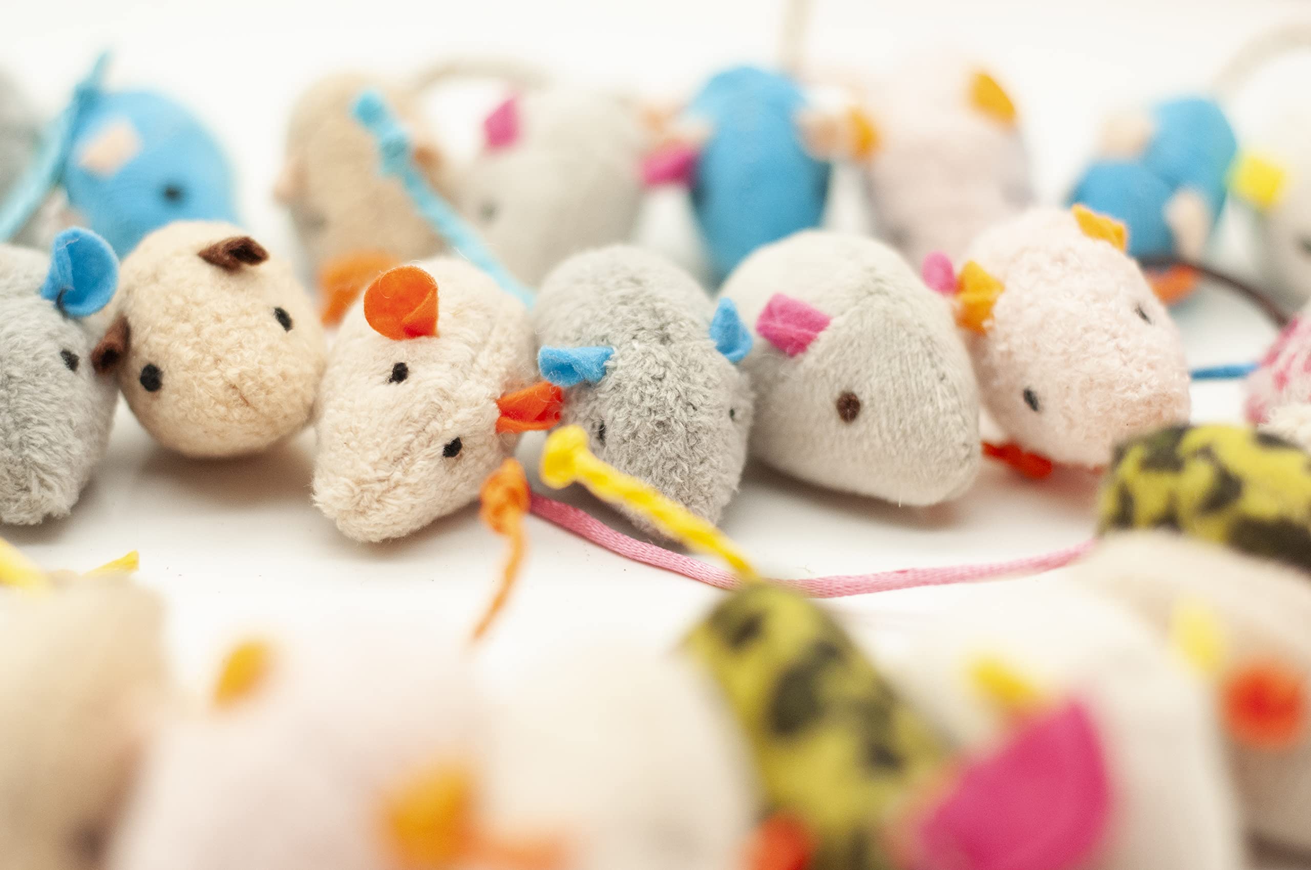 Fashion's Talk catnip mice provide enriching variety for independent or shared play