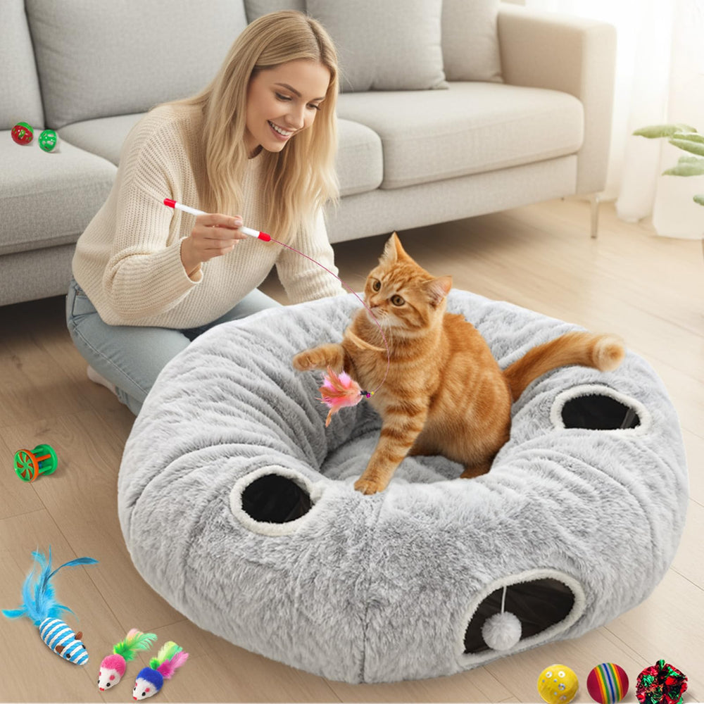 Fayavoo tunnel folds flat for compact storage or travel