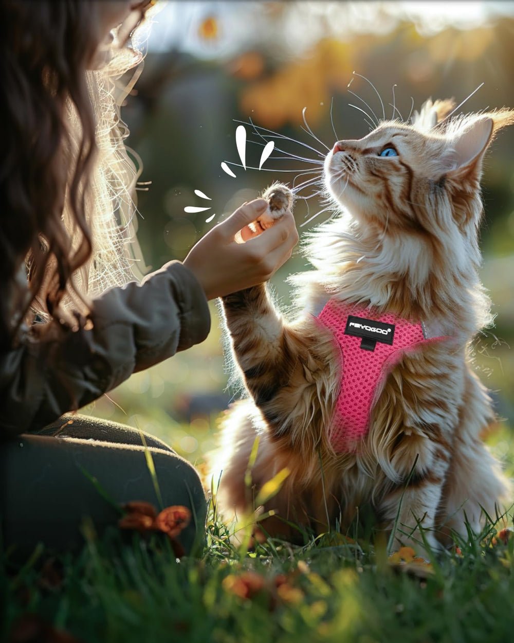 FAYOGOO soft padding keeps pets comfortable during long wear.