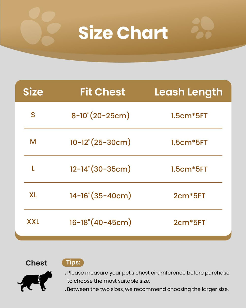 One-step wear design of FAYOGOO harness for quick secure use.