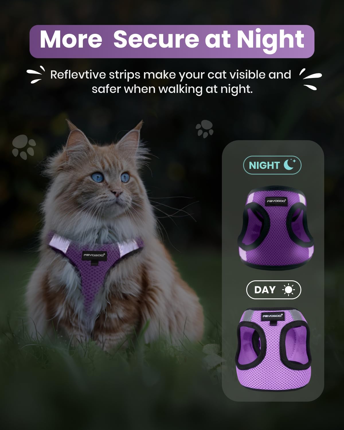 FAYOGOO one-step wear design makes fitting quick and stress-free