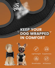 FAYOGOO service dog vest with step-in closure for quick, secure fitting