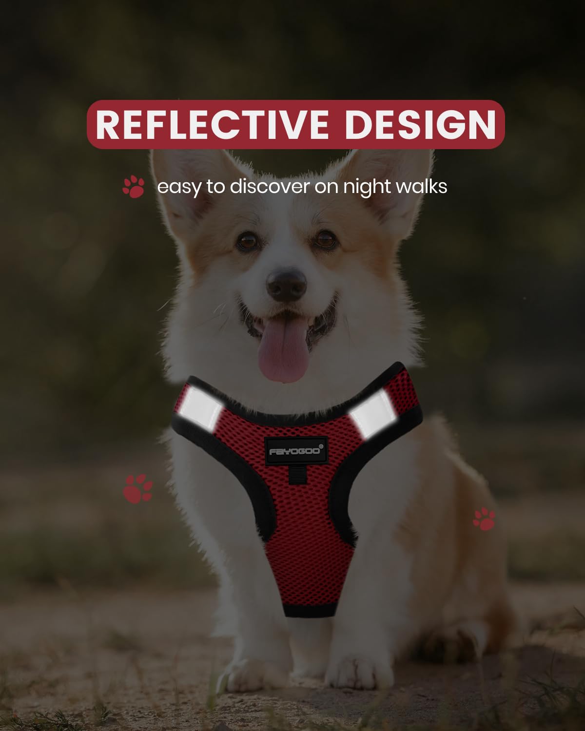 FAYOGOO step-in design makes putting the vest on quick