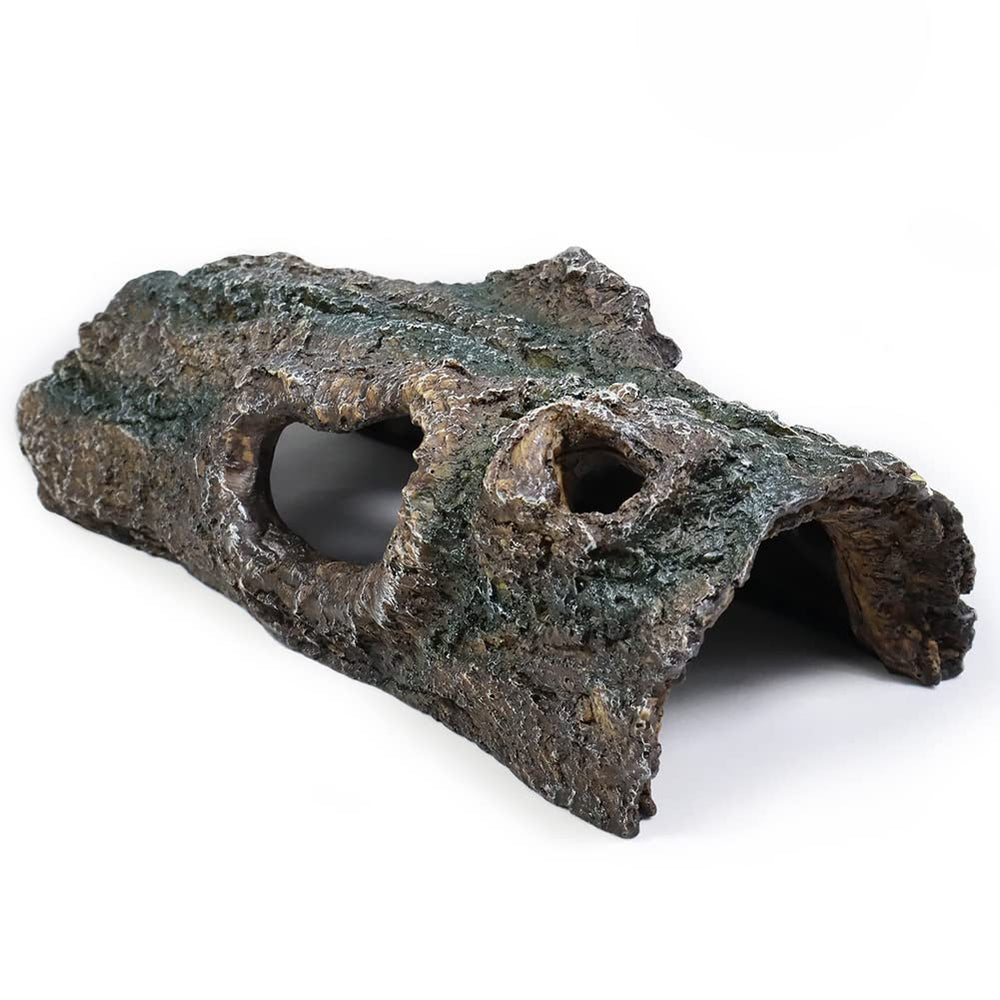 fazhongfa reptile hide tree trunk hollow log in aquarium for shelter and exploration
