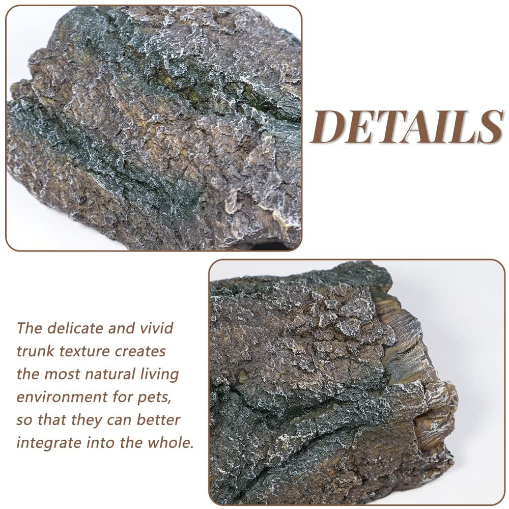fazhongfa three-hole trunk offers multiple entry points for small reptiles and fish