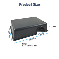 FCALIVV large reptile hide features smooth interior for easy cleaning.