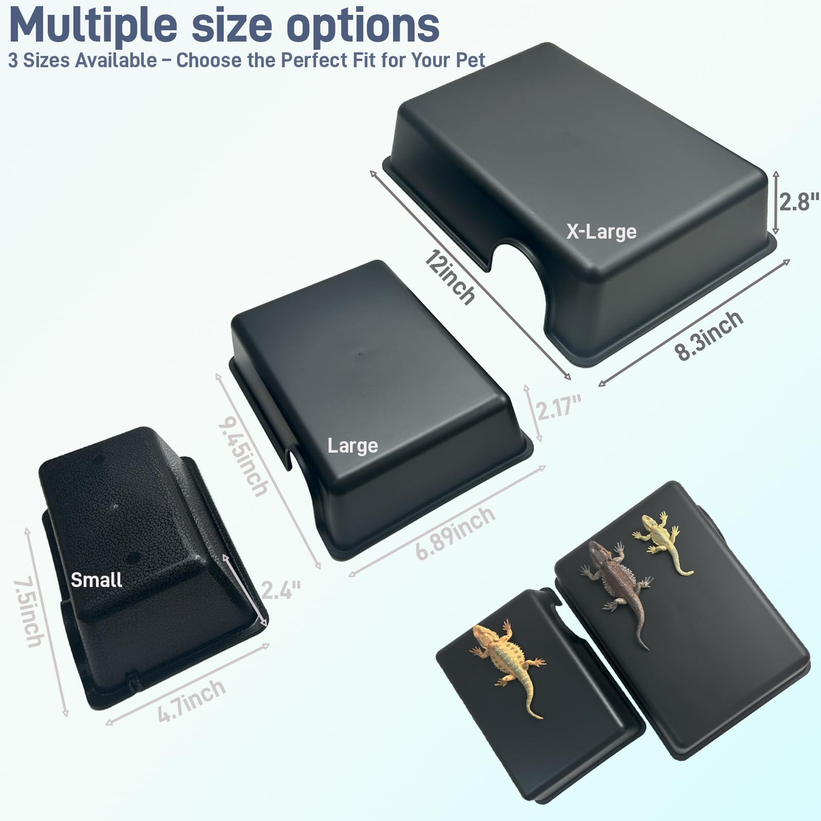 FCALIVV reptile hide versatile habitat suitable for multiple species.