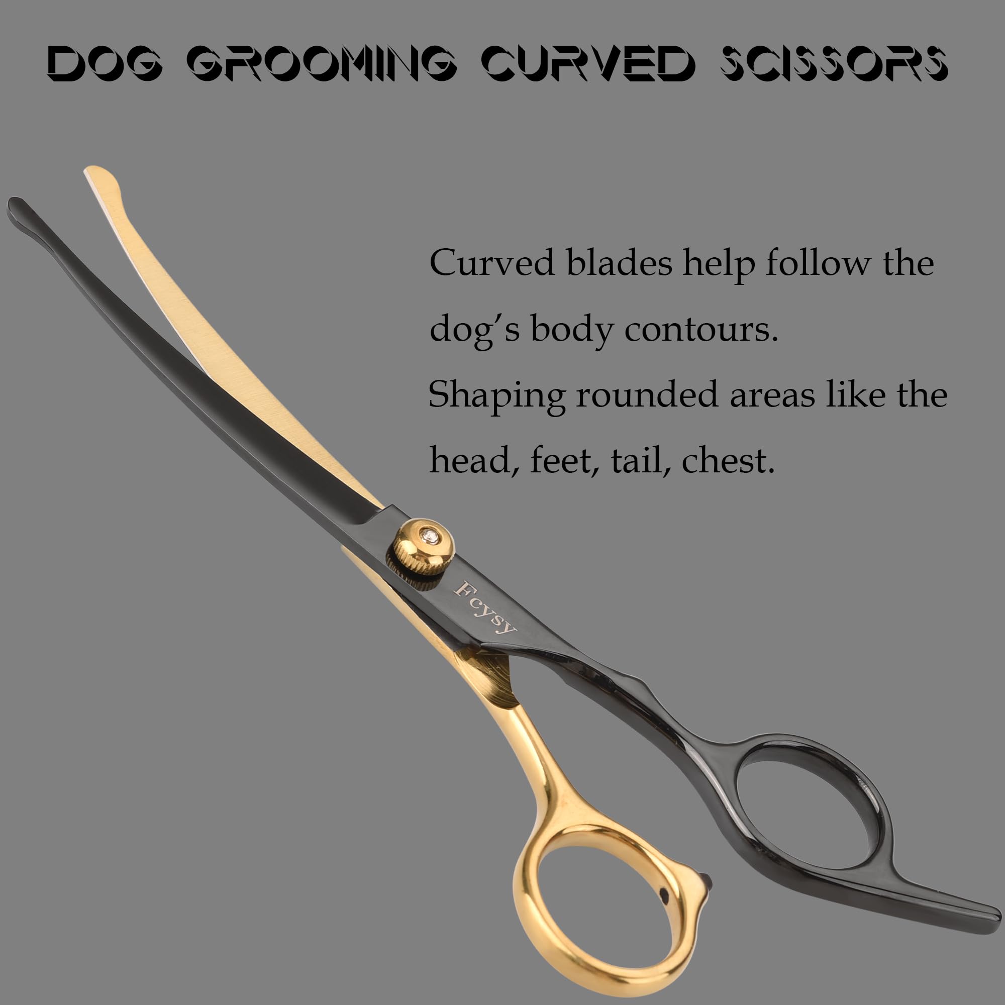 Fcysy pet comb helps lift fur during styling