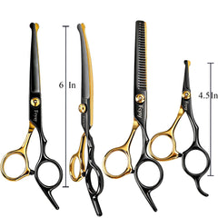 Fcysy straight 4.5in scissors in hand for small detail trims