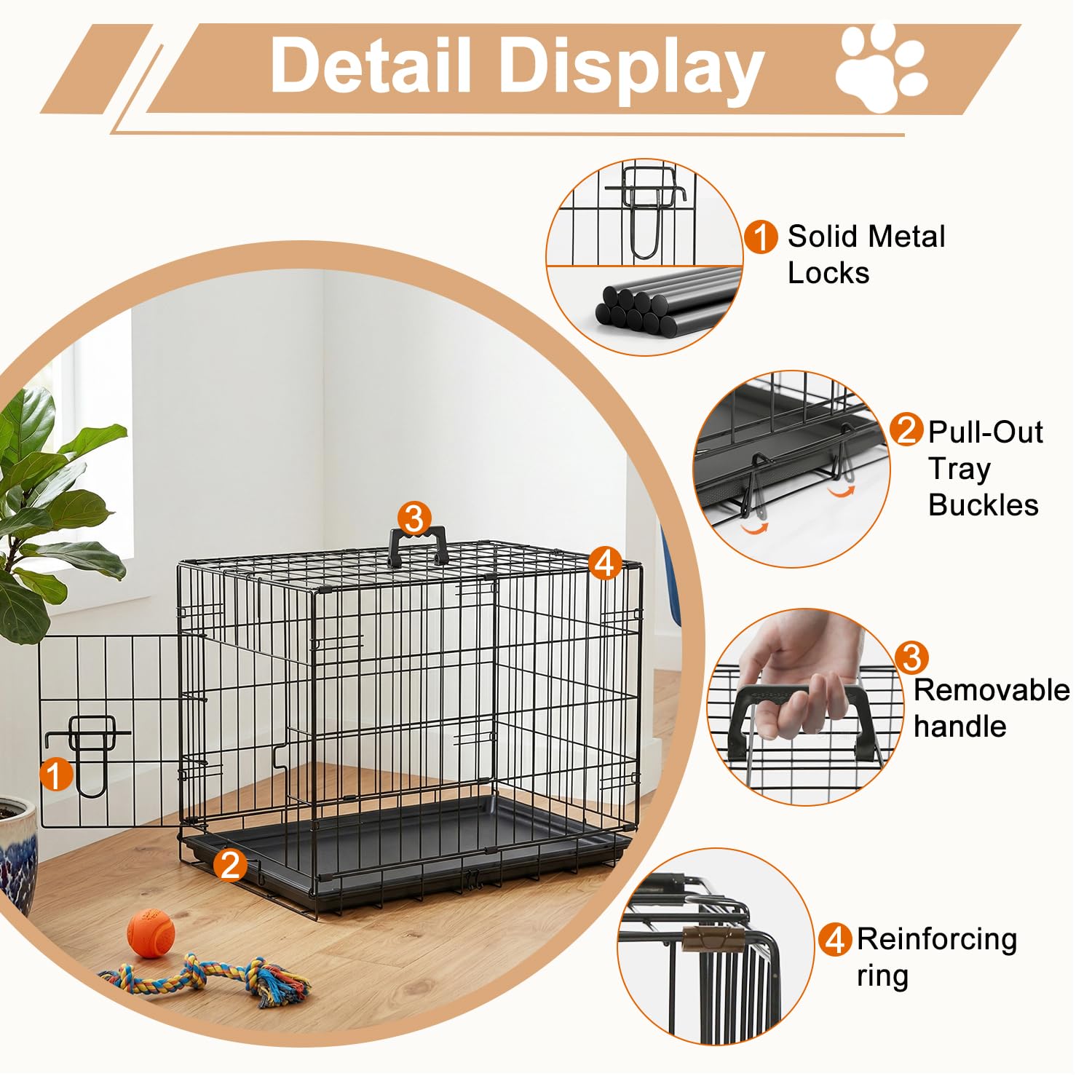 FDW 24-inch crate assembly demonstrates tool-free setup