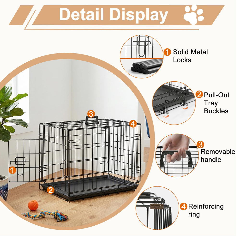 FDW 24-inch crate assembly demonstrates tool-free setup
