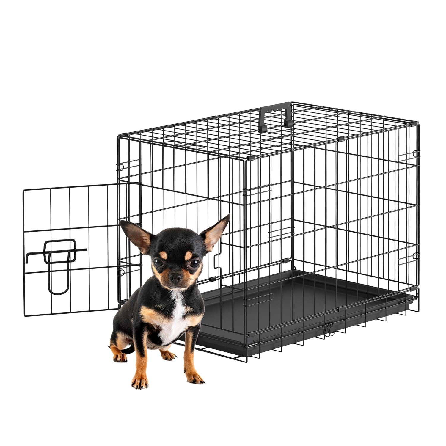 FDW 24-inch dog crate frame offers sturdy indoor safety for pets