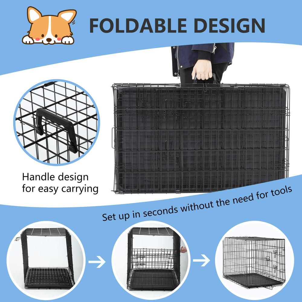 FDW 30-inch dog crate divider panel adapts as pup grows