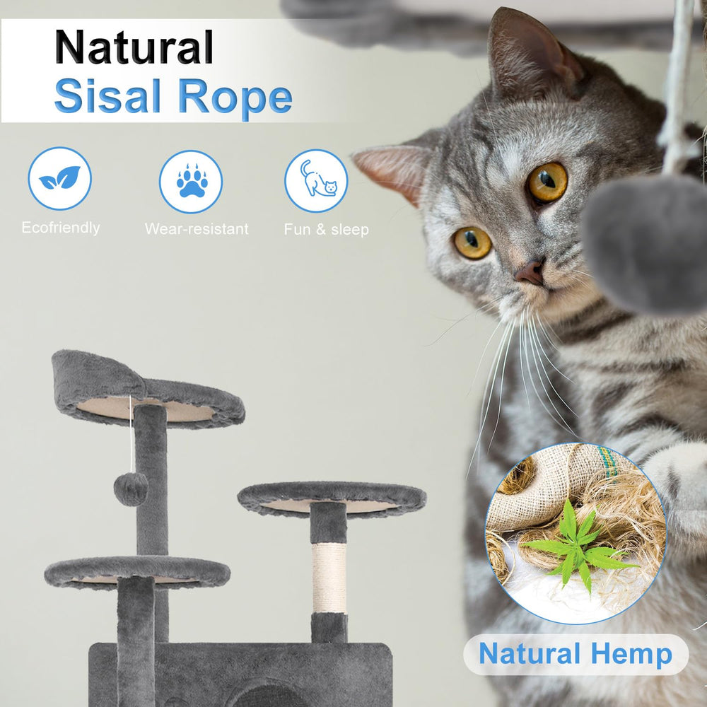 FDW plush bed perch provides soft daytime naps for cats.