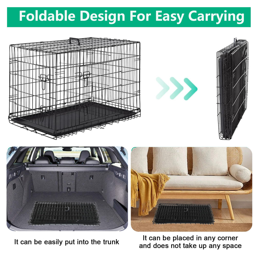 FDW crate with black epoxy coating for rust and fade resistance.