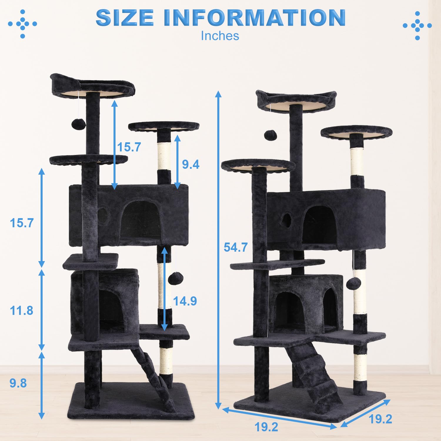 FDW cat tree tower room setup blends with modern interiors