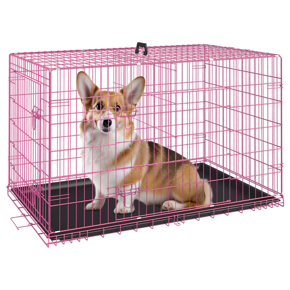 FDW dog crate 30-inch front door for easy access and ventilation