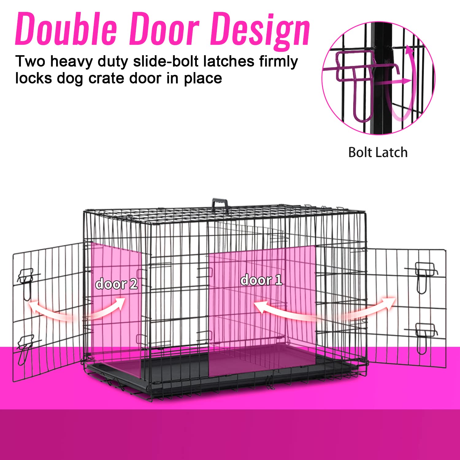 FDW crate with removable ABS tray for quick cleaning.