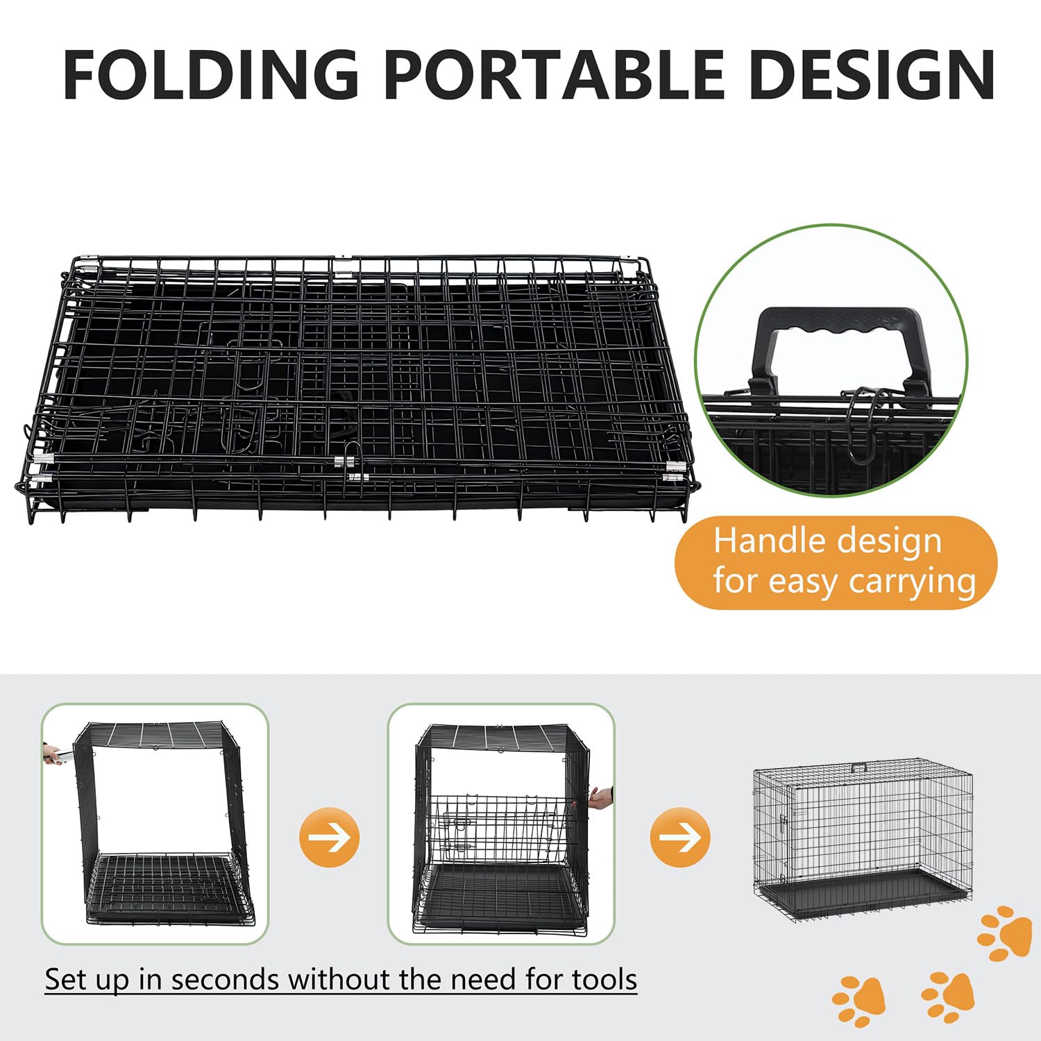 FDW double-door setup enables flexible room placement and access.
