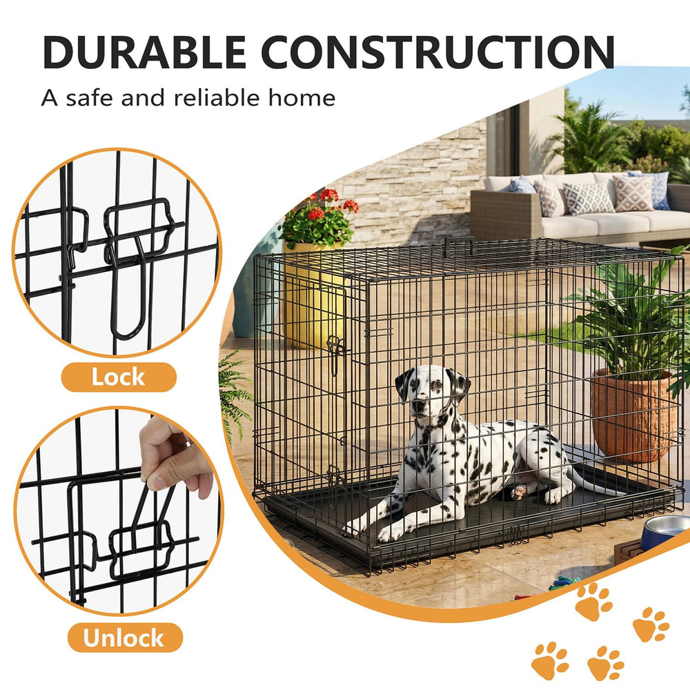 FDW crate with removable leak-proof tray to simplify quick cleaning.