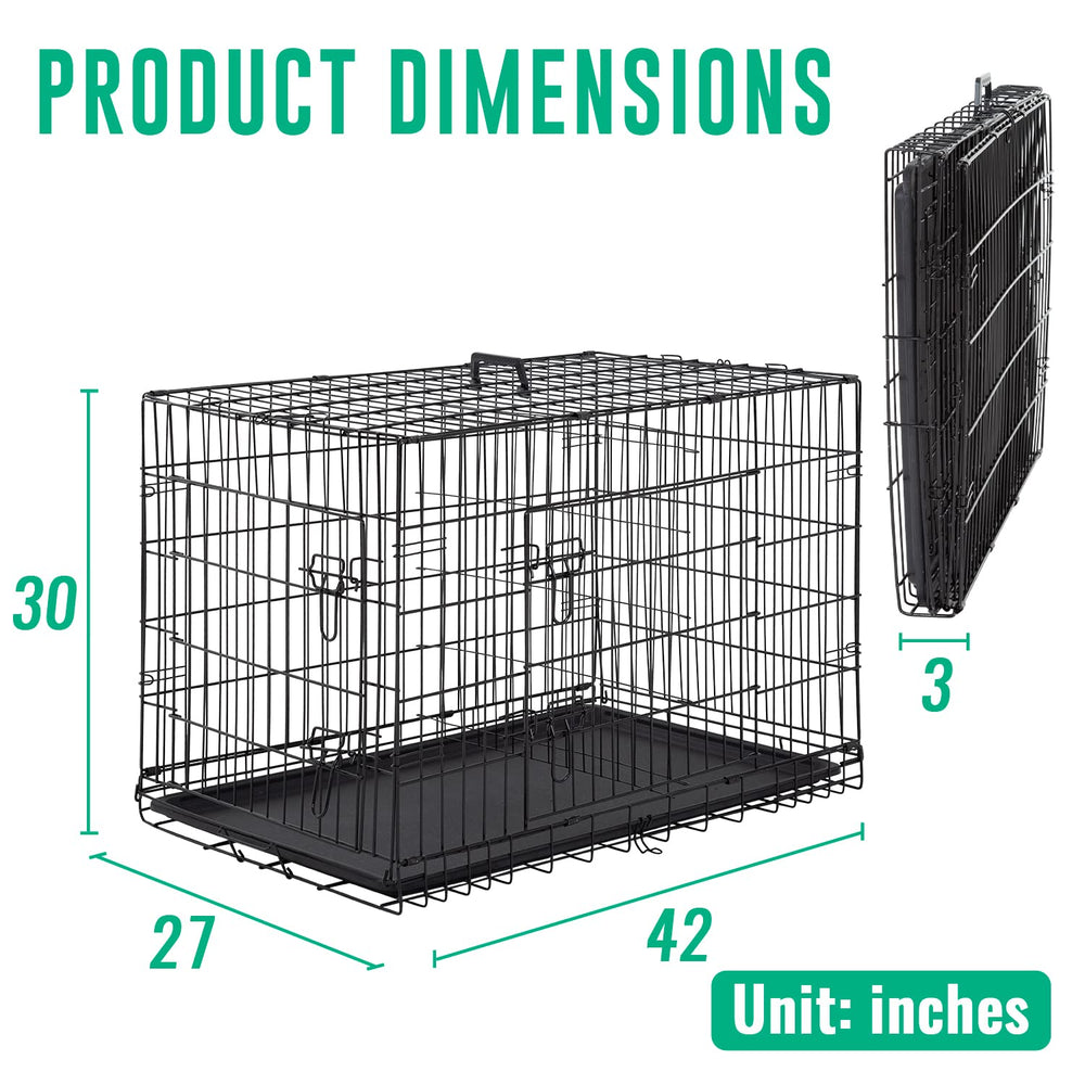 FDW 42-inch crate travel carry handle for on-the-go use.