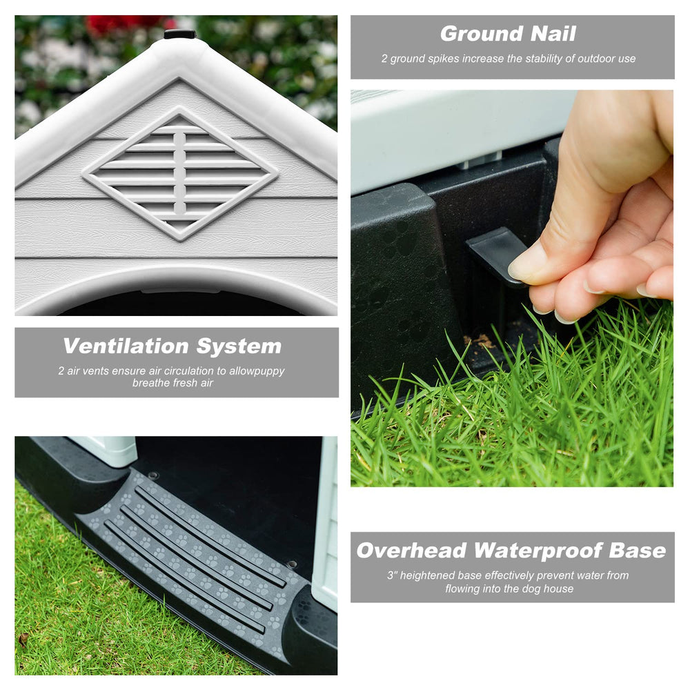 FDW Dog House suitable for outdoor backyard placement
