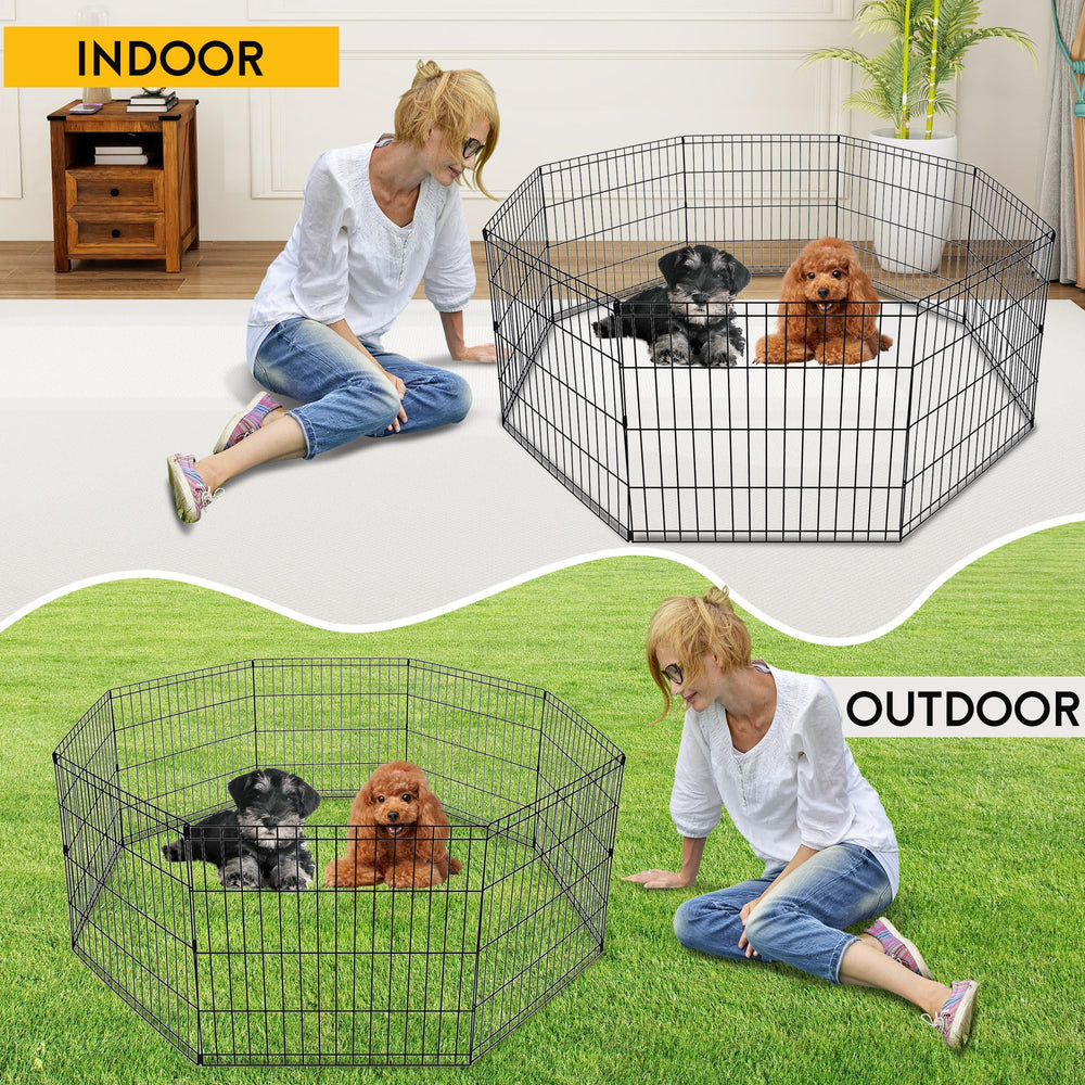 FDW dog pen doorless entry design for simple pet access